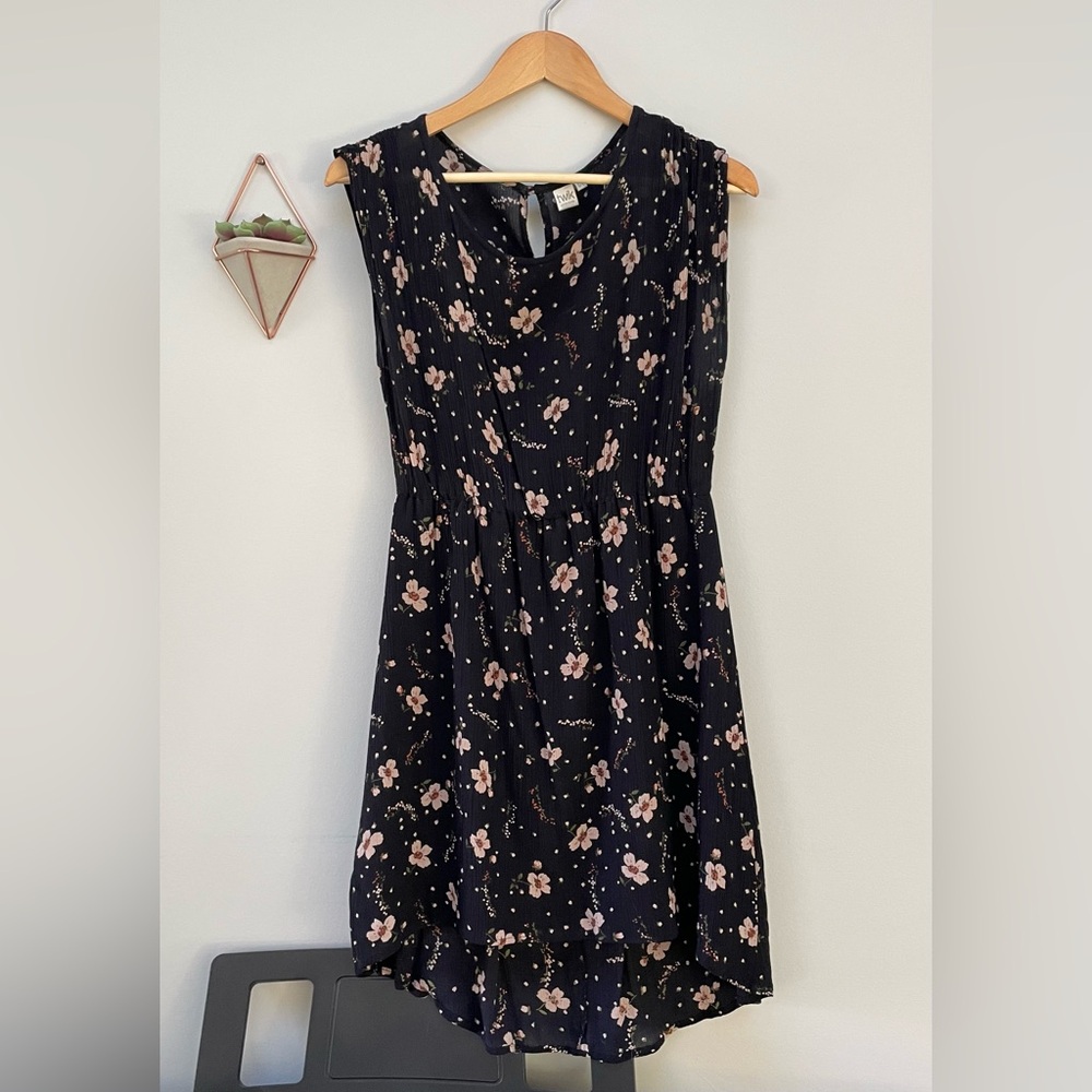 Twik Floral Black Sleeveless Dress